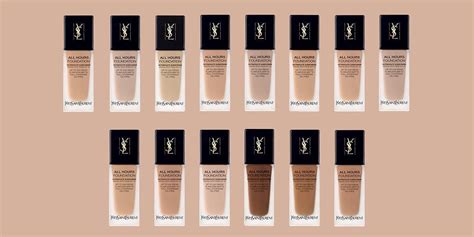 ysl shade range|ysl foundation shades.